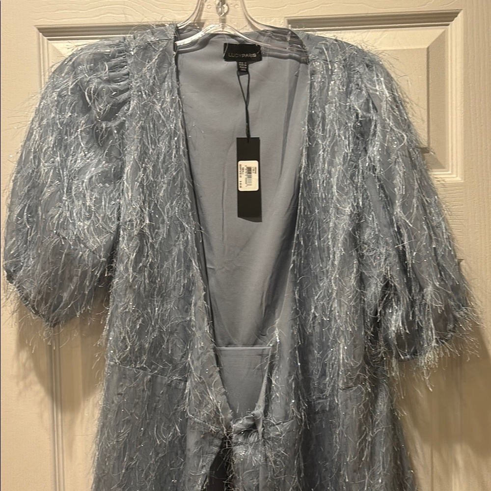 Blue Shimmery Dress